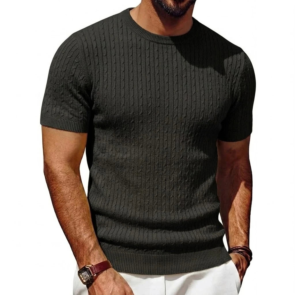 Camisetas masculinas de verano de punto liger