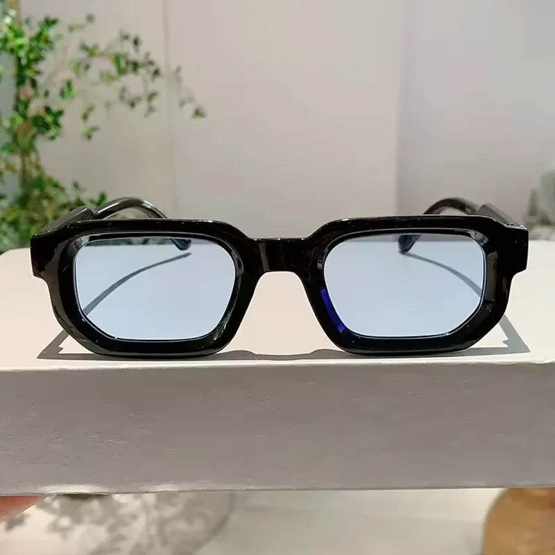 Gafas de sol para hombre con montura rectangular vintage