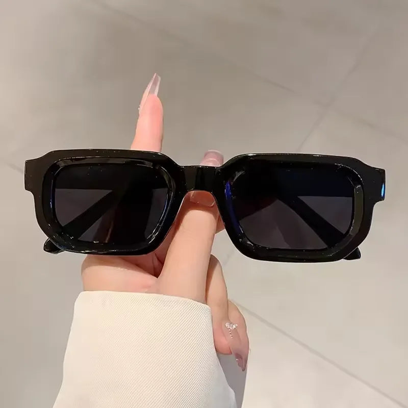 Gafas de sol para hombre con montura rectangular vintage
