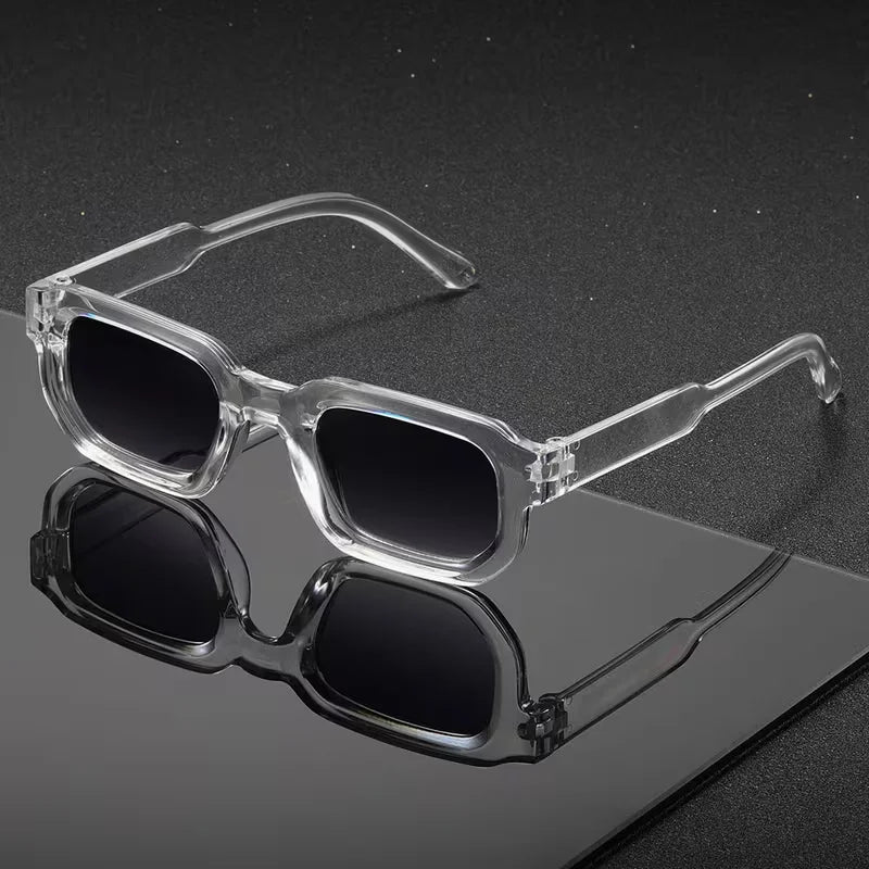 Gafas de sol para hombre con montura rectangular vintage