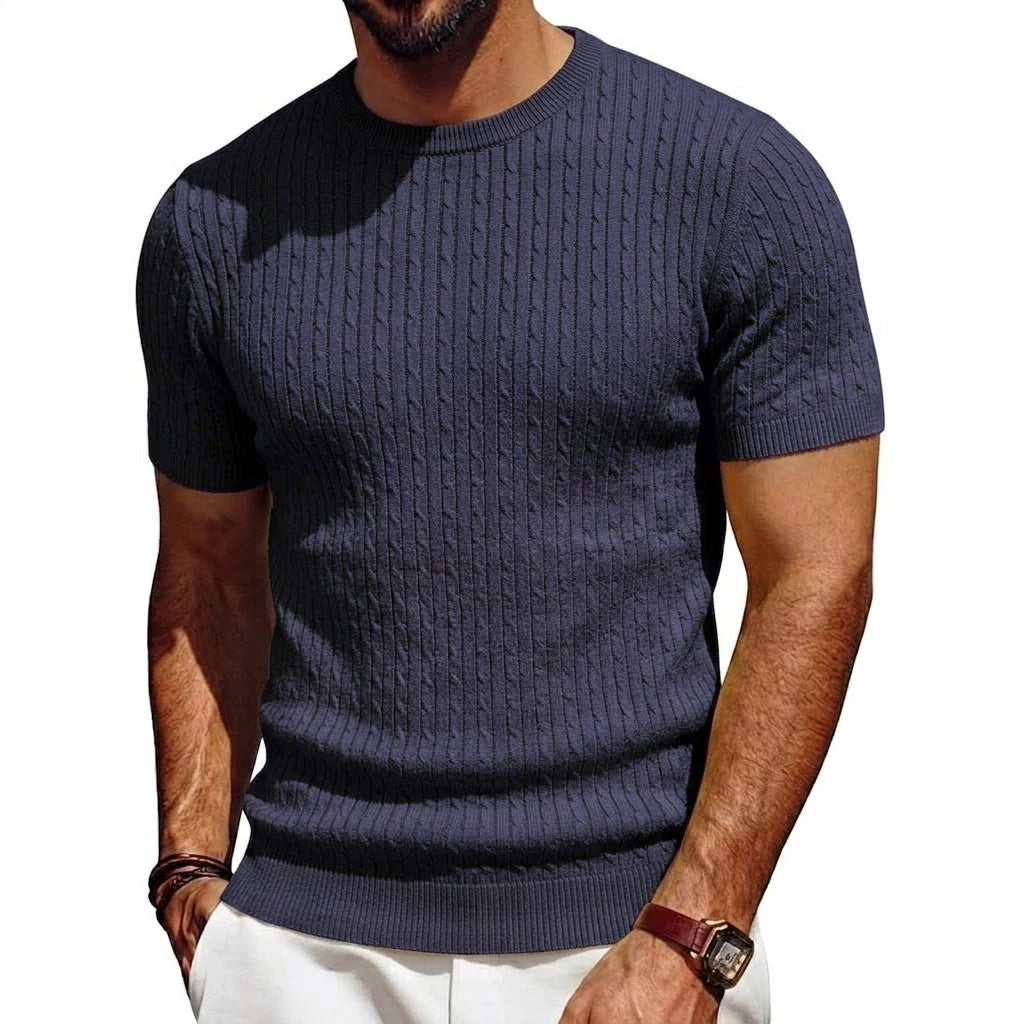 Camisetas masculinas de verano de punto liger