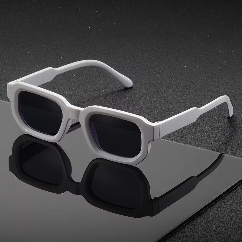Gafas de sol para hombre con montura rectangular vintage
