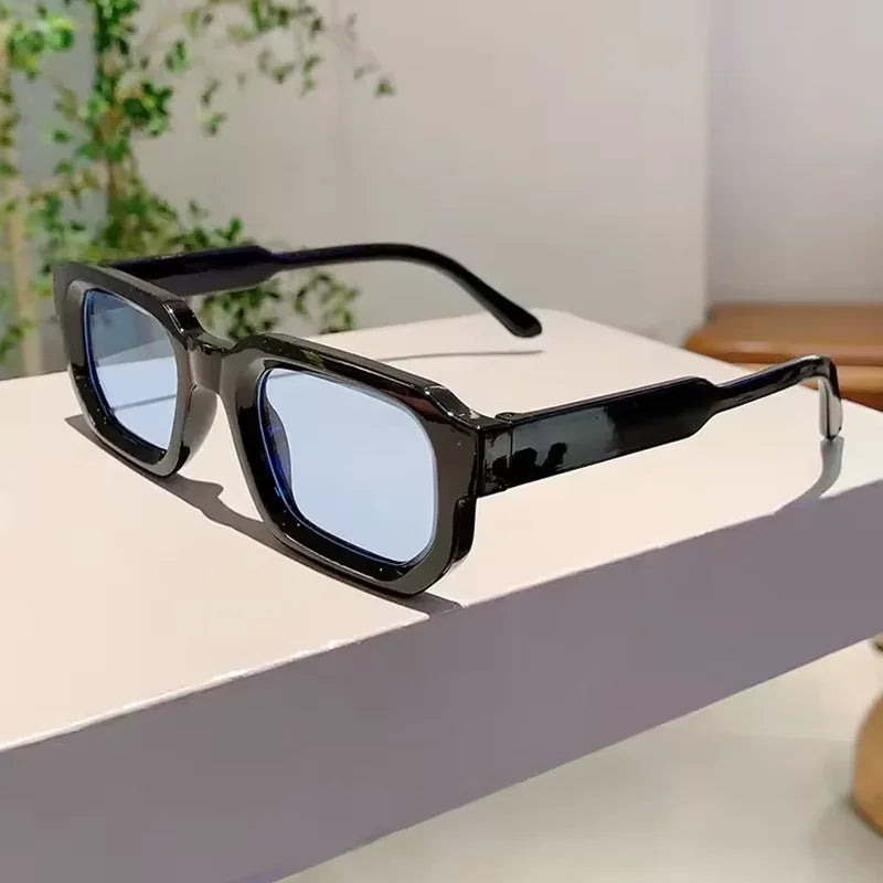 Gafas de sol para hombre con montura rectangular vintage