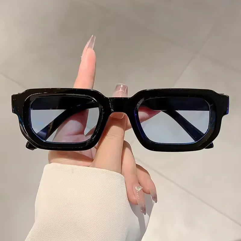 Gafas de sol para hombre con montura rectangular vintage